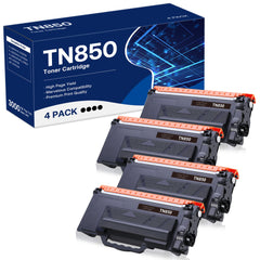 WEAREC TN-850 black toner cartridge 4-pack for high-volume printing
