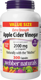 Webber Naturals bottle front packaging showing label and count benefits