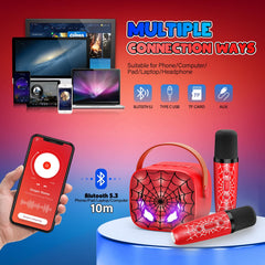 Webspidee cool eye LED pattern lights up kid-friendly party moments
