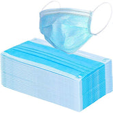 Wecolor 3-ply mask with nose clip for a secure fit and reduced fogging.