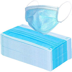 Wecolor 3-ply mask with nose clip for a secure fit and reduced fogging.