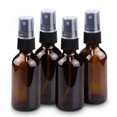 Wedama 2 oz amber glass spray bottles set offers portable storage for travel needs.