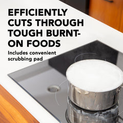 Weiman Cooktop Paste with scrubbing pad for grease and grime removal