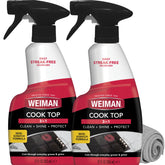 Weiman cooktop cleaning spray bottle for effortless degreasing