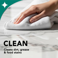 Weiman Granite Daily Clean polishing cloth included for a streak-free finish