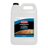 Weiman hardwood floor cleaner bottle front, versatile maintenance on finished surfaces.
