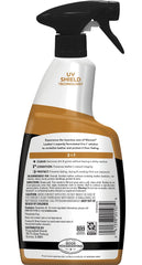 Weiman microfiber towel included for easy buffing.