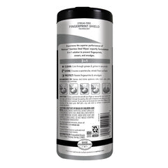 Weiman stainless steel cleaner cloth buff polishing to a protective, smudge-resistant finish.