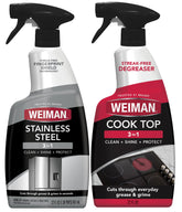 Weiman stainless steel cleaner polish brightens surfaces and protects finishes