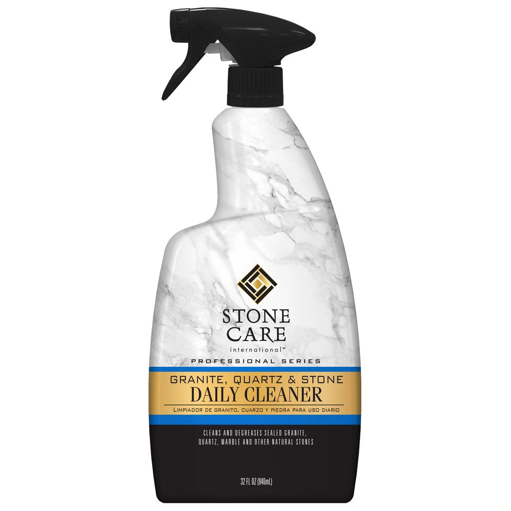 Weiman Stone Care Granite Cleaner bottle pour enables easy daily cleaning of granite surfaces.