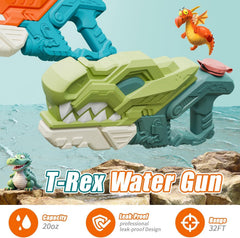 Weirtoya 580ml capacity water gun ensures longer splash fun.