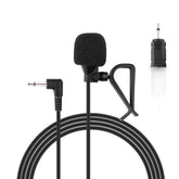 weishan car microphone front view with compact omni design for discreet installation