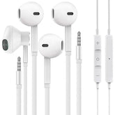 WEIZY Aux Earbuds compact design for portable listening on the go.