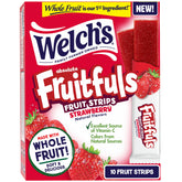 Welch's Absolute Fruitfuls strawberry strip for on-the-go snacking with a fruit-forward taste.
