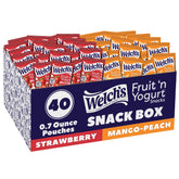 Welch's Fruit 'n Yogurt strawberry snack in a 0.7 oz pouch, ideal for lunches