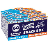 Welch's Fruit Snacks 60-pack box with mixed-fruit shapes for family snacking
