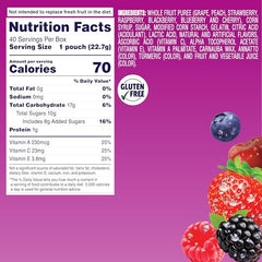 Individual Welch's Berries 'N Cherries packs for on-the-go lunches.