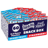 Welch's Fruit Snacks box with 60 packs, ideal for school lunches and on the go.