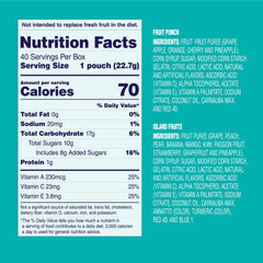 Welch's Fruit Snacks Island Fruits 0.8 oz bag, ideal for school lunches