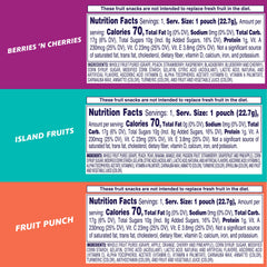 Welch's Fruit Snacks Island Fruits & Berries N Cherries pack, colorful family snack.