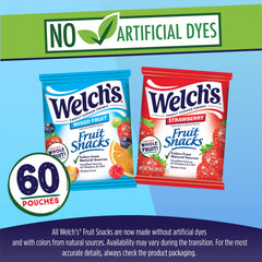 Welch's Fruit Snacks strawberry packs, a tasty quick energy bite for on the go.