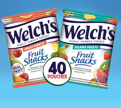 Welch's Fruit Snacks with Vitamins A, C & E in a pack