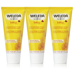 Weleda Baby Calendula Diaper Cream tube for gentle diaper area protection.