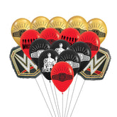 Weletric wrestling balloons 18x22 inch set for dynamic party decor and photo moments.