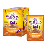 Wellness Appetizing Entrées Mousse Chicken Pouch with protein-rich meal ready to serve