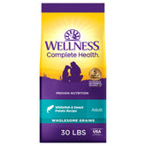 Wellness Complete Health dry dog food in a bowl, ready for a fresh serving.