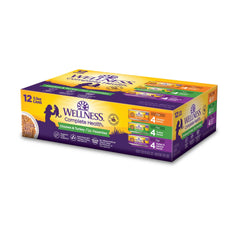 Wellness Complete Health Pate chicken can open, protein-rich meal for adult cats.
