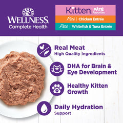 Wellness Complete Health Pate kitten whitefish-pate: moisture-rich option for hydration