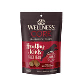Wellness CORE Healthy Joints beef treats close-up, crunchy texture for tasty rewards.