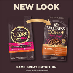Wellness CORE+ freeze-dried turkey pieces add flavor and protein for a crave-worthy meal.