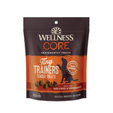 Wellness CORE Tiny Trainers bag close-up, ideal bite-sized rewards for training.
