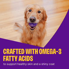 Wellness Rewarding Life soft dog treats grain-free ingredients closeup.