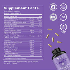 WellPath Soothe label zoom provides clear usage guidelines and branding.