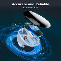 Wellue O2Ring shows oxygen and pulse readings for day-long awareness.