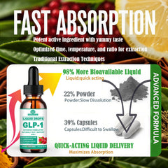 WellVeraVida GLP-1 Drops label front highlights the 9-in-1 formula