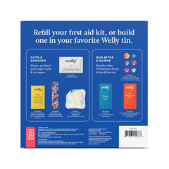 Welly antibiotic packets refill carton for basic wound cleanliness