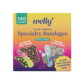 Welly bandage refill glow-in-the-dark pattern for nighttime play safety.