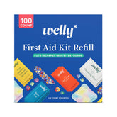 Welly bandages refill carton with flexible bandages for active use