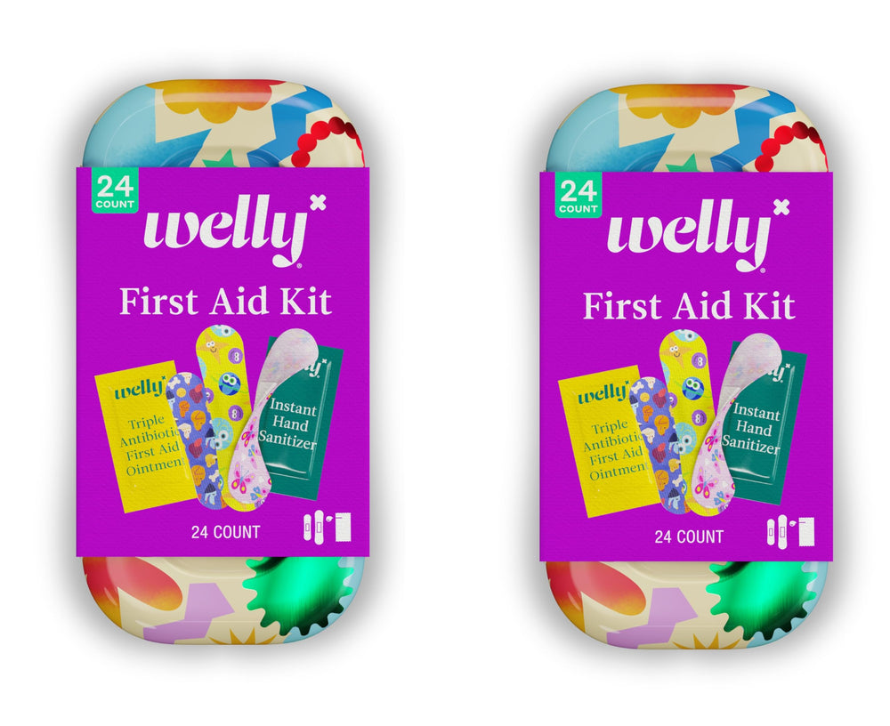 Welly Quick Fix bandages in assorted colors for quick on-the-go protection