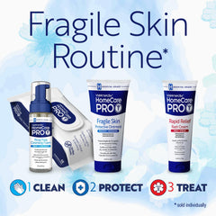 Welmedix rapid relief cream texture closeup showing creamy barrier.