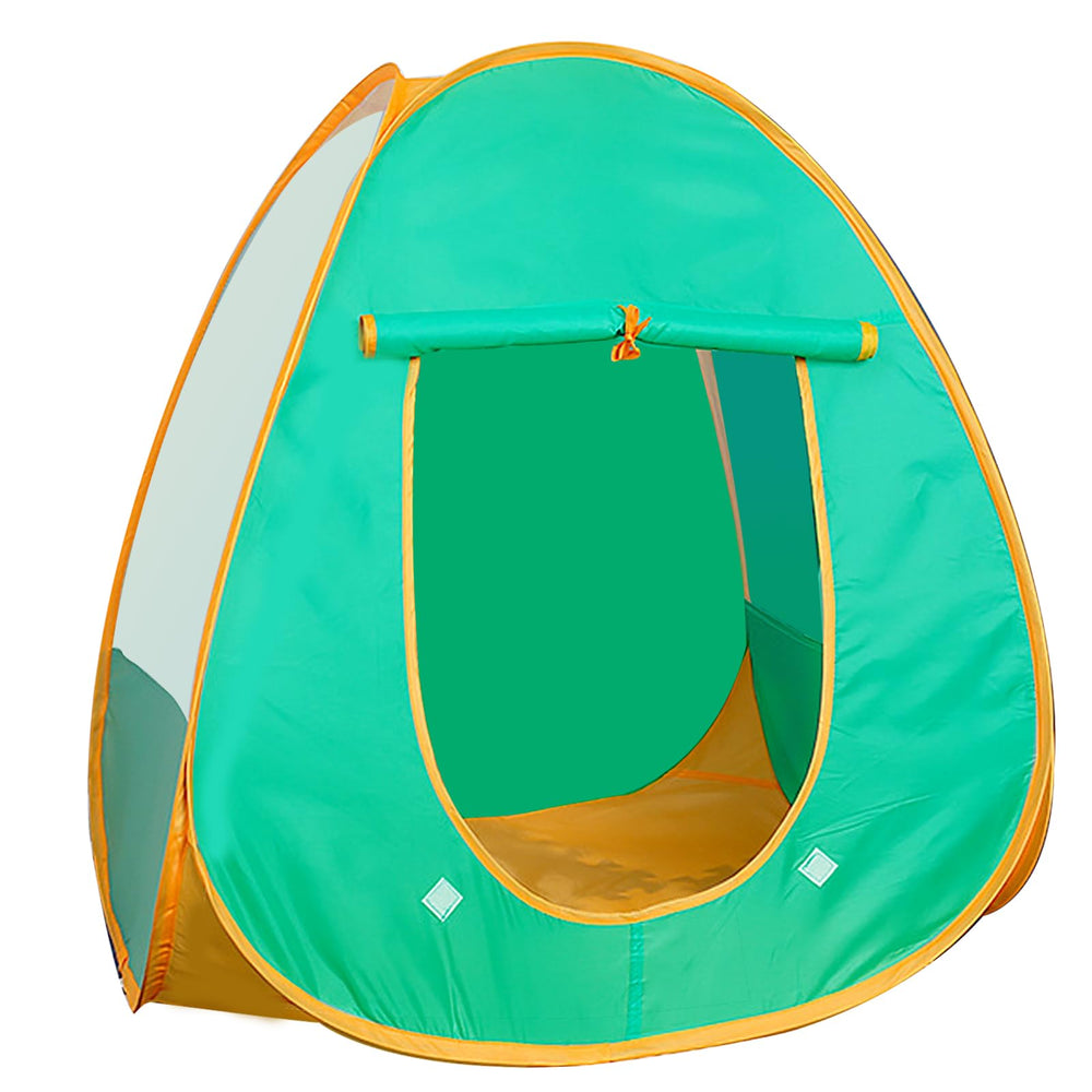 WEOKLL Kids Pop Up Play Tent with open design for spacious indoor or outdoor play.