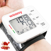 WEONY blood pressure monitor wrist, compact home-use device for quick, reliable readings.