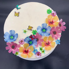 Weraru toppers arranged on a cake for quick, festive decorations