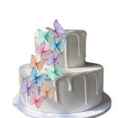 Weraru edible wafer butterflies are sugar-free and vegan-friendly decorations.