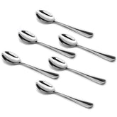 Wesdxc56 demitasse spoon with mirror-polished finish for elegant coffee service.