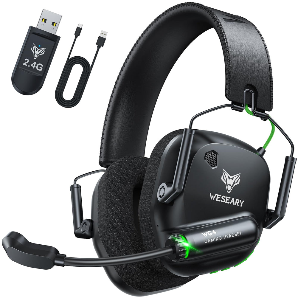 WESEARY headset foldable design for easy travel and compact storage